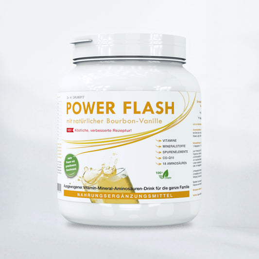 POWER-FLASH mit natürlichem Vanillegeschmack
